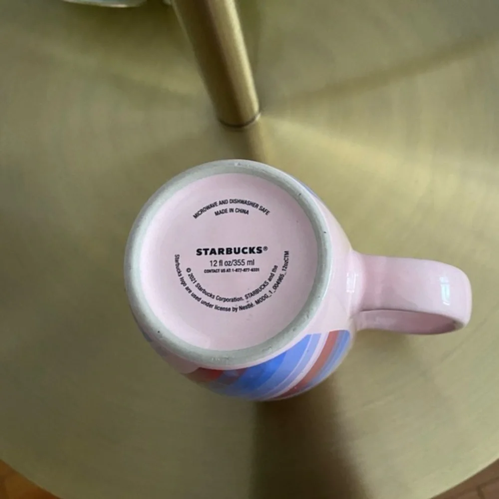 Starbucks Pink Heart Coffee Mug